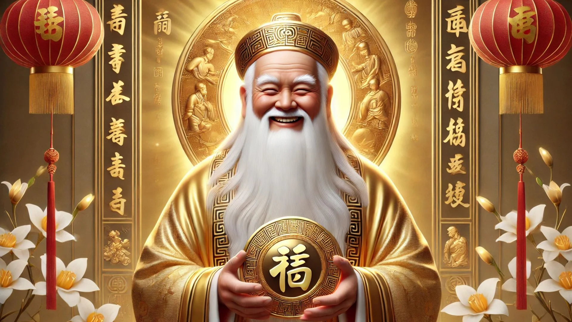 Hình nền thần tài cho máy tính 10