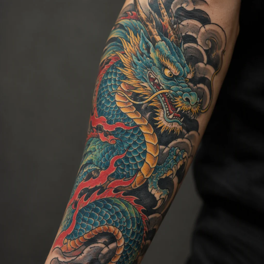 hình xăm rồng — ảnh 1