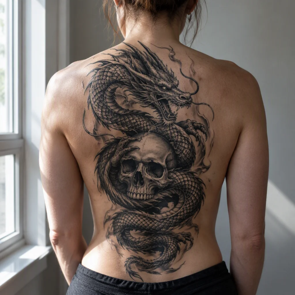 Ảnh 2 minh hoạ hình xăm rồng