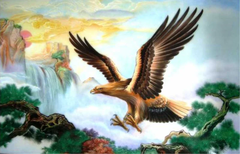Tranh Đại bàng tung cánh