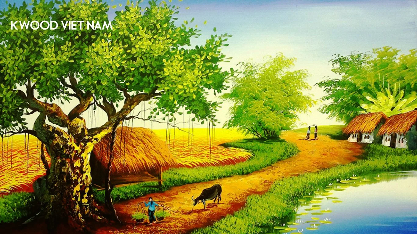 Tranh phong cảnh thịnh vượng đem lại năng lượng tích cực