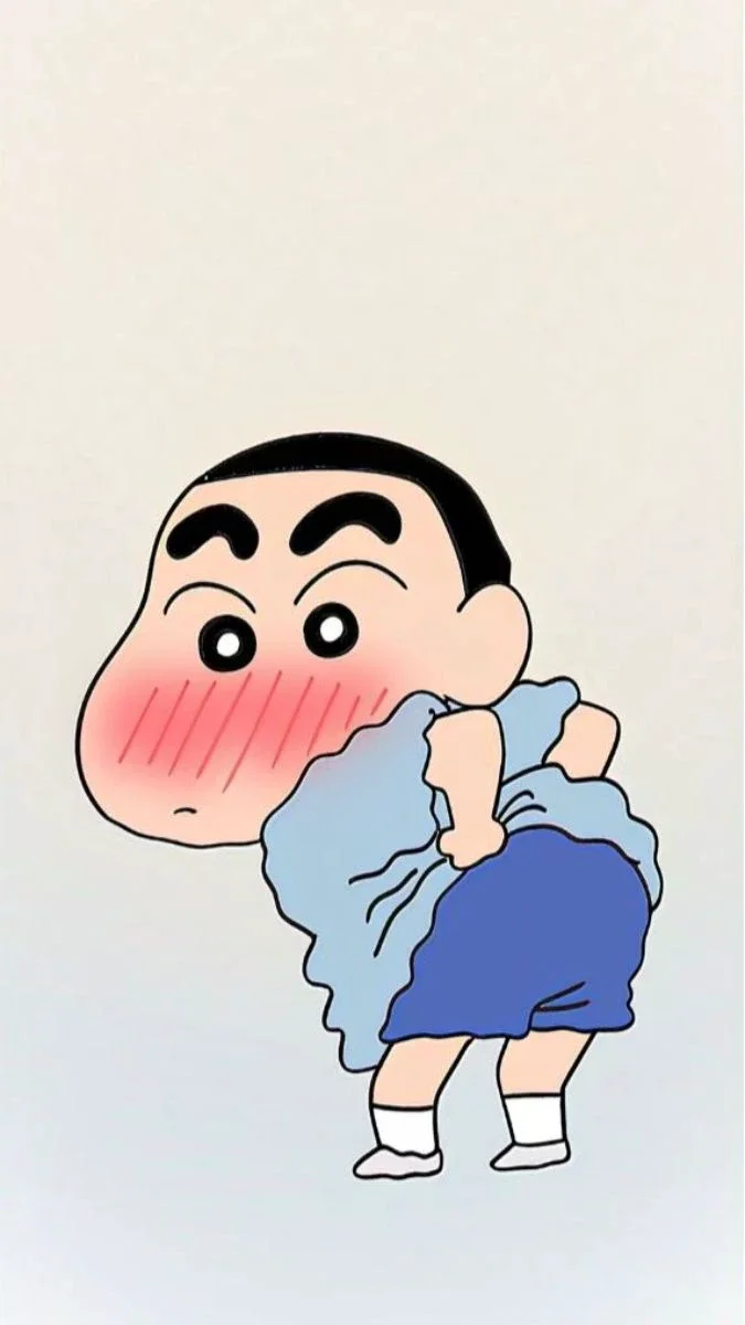Hình nền Shin khoe mông hài hước