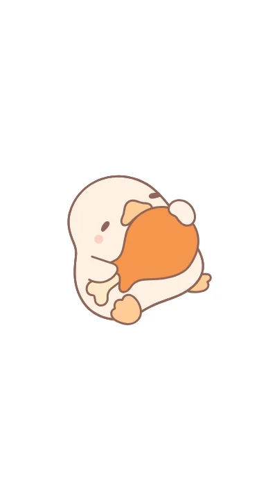 Hình nền trắng dễ thương
