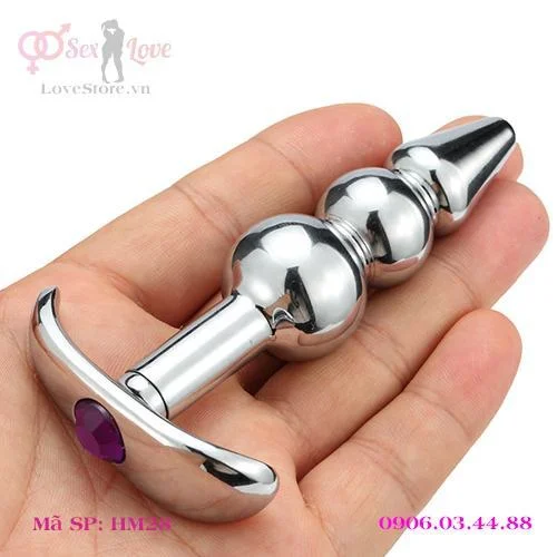 Đồ chơi phích cắm đào tạo hậu môn inox Anal Plug Stainless - Ảnh 2