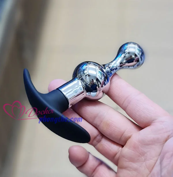 Phích cắm hậu môn Inox hình Mỏ Neo - Ảnh 3
