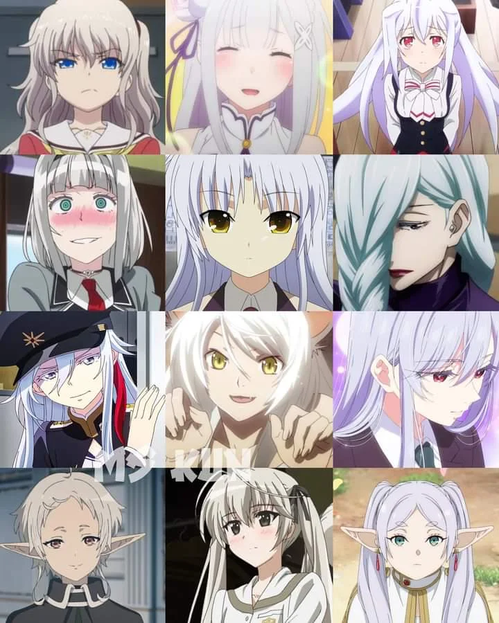 Cô gái Anime tóc trắng : r/mushokutensei