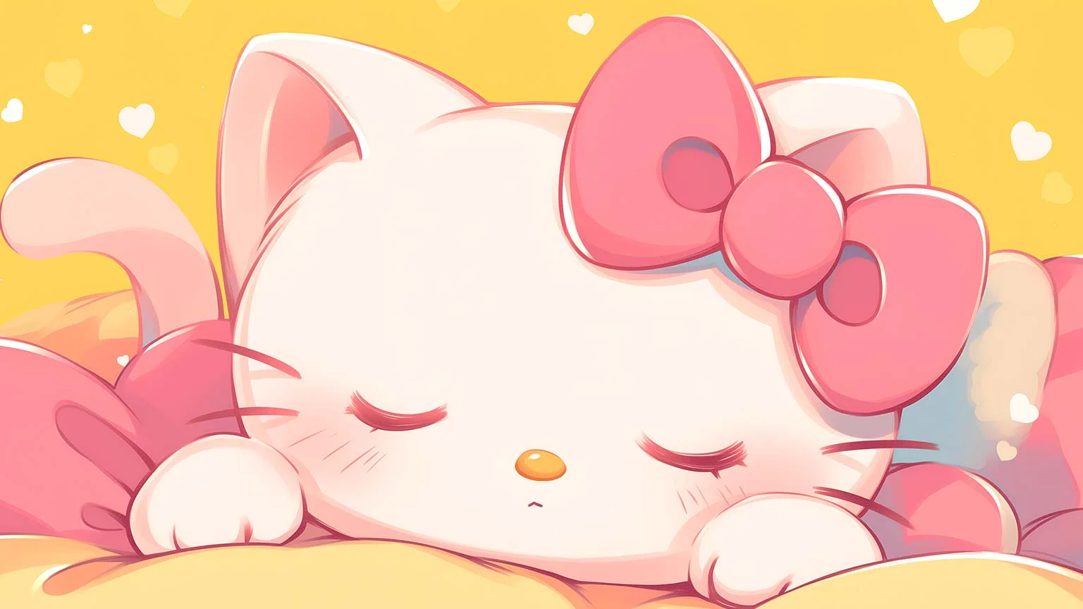 Hình nền Hello Kitty ngọt ngào cho các bạn nữ (3)