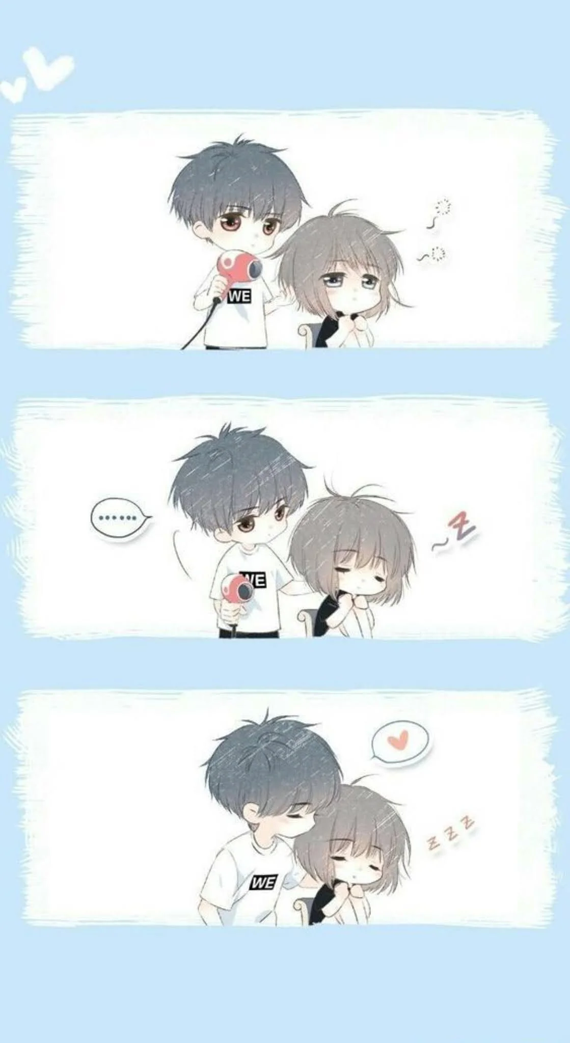 Hình nền cute chibi hài hước