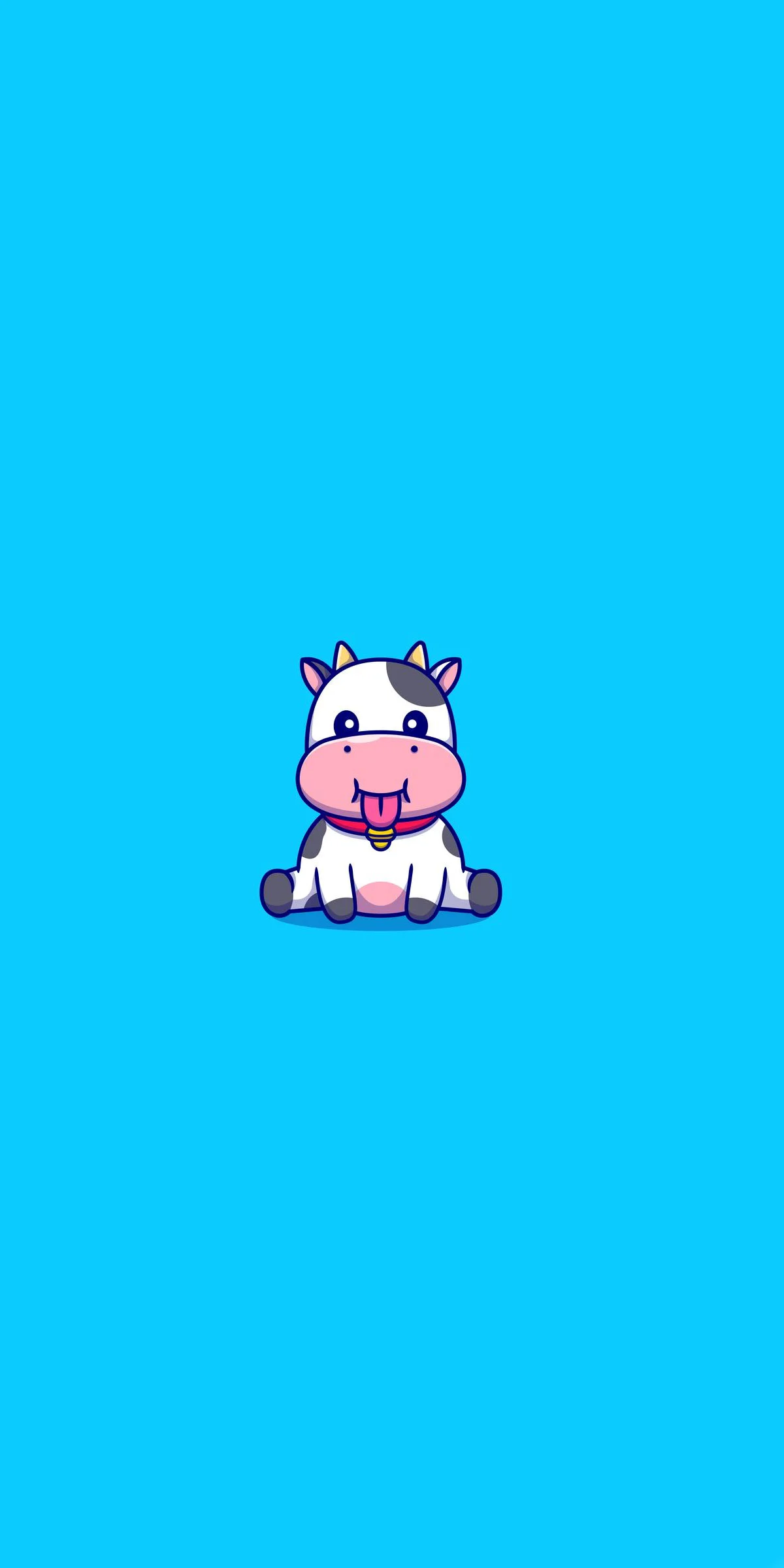 Hình nền bò sữa chibi cute
