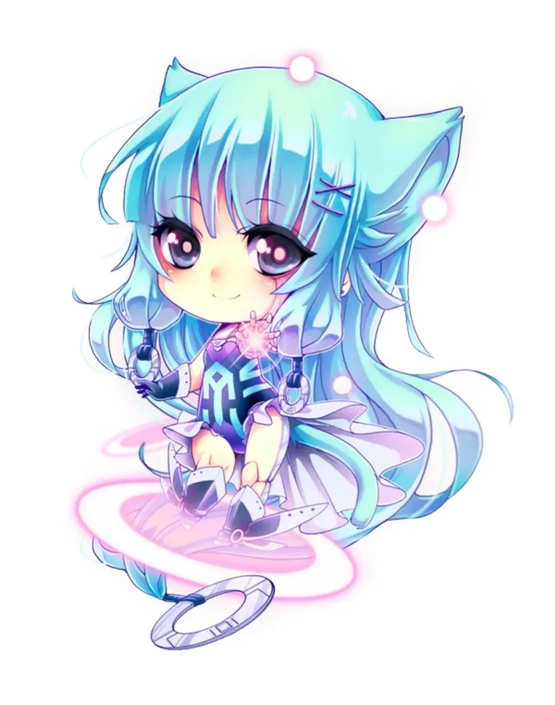 Ngắm nhìn ảnh anime nữ chibi ngầu ấn tượng